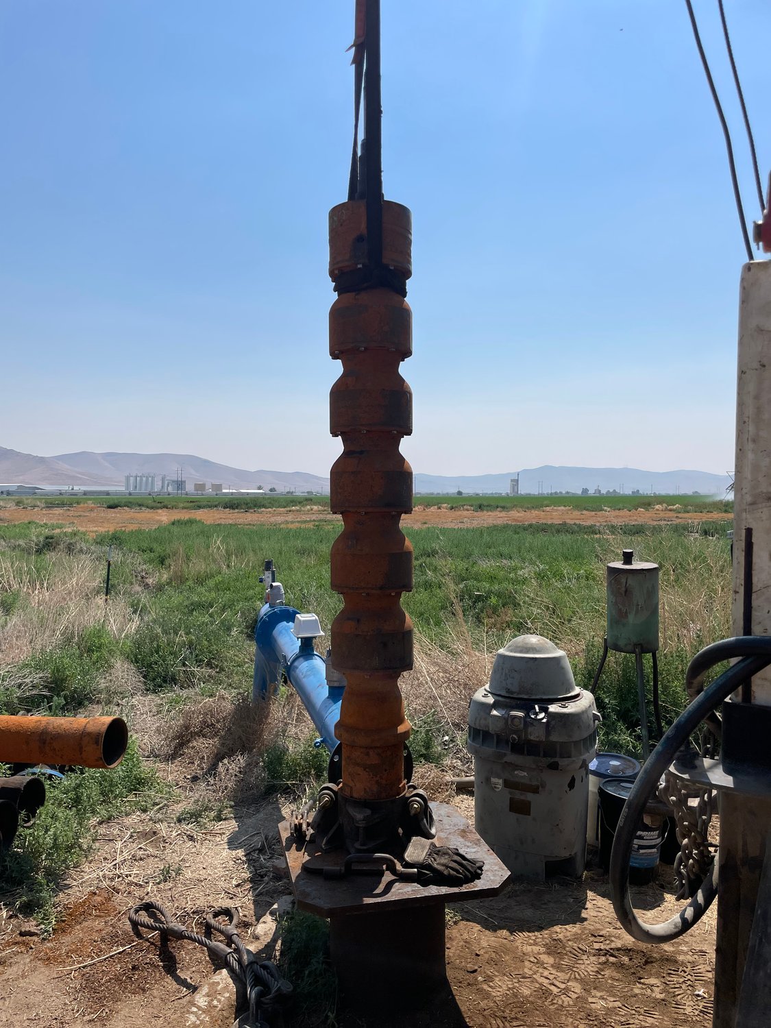 agriculture irrigation pump installation project